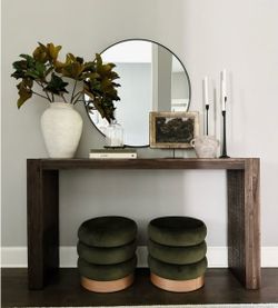 1 Circle Mirror 28" (Black)