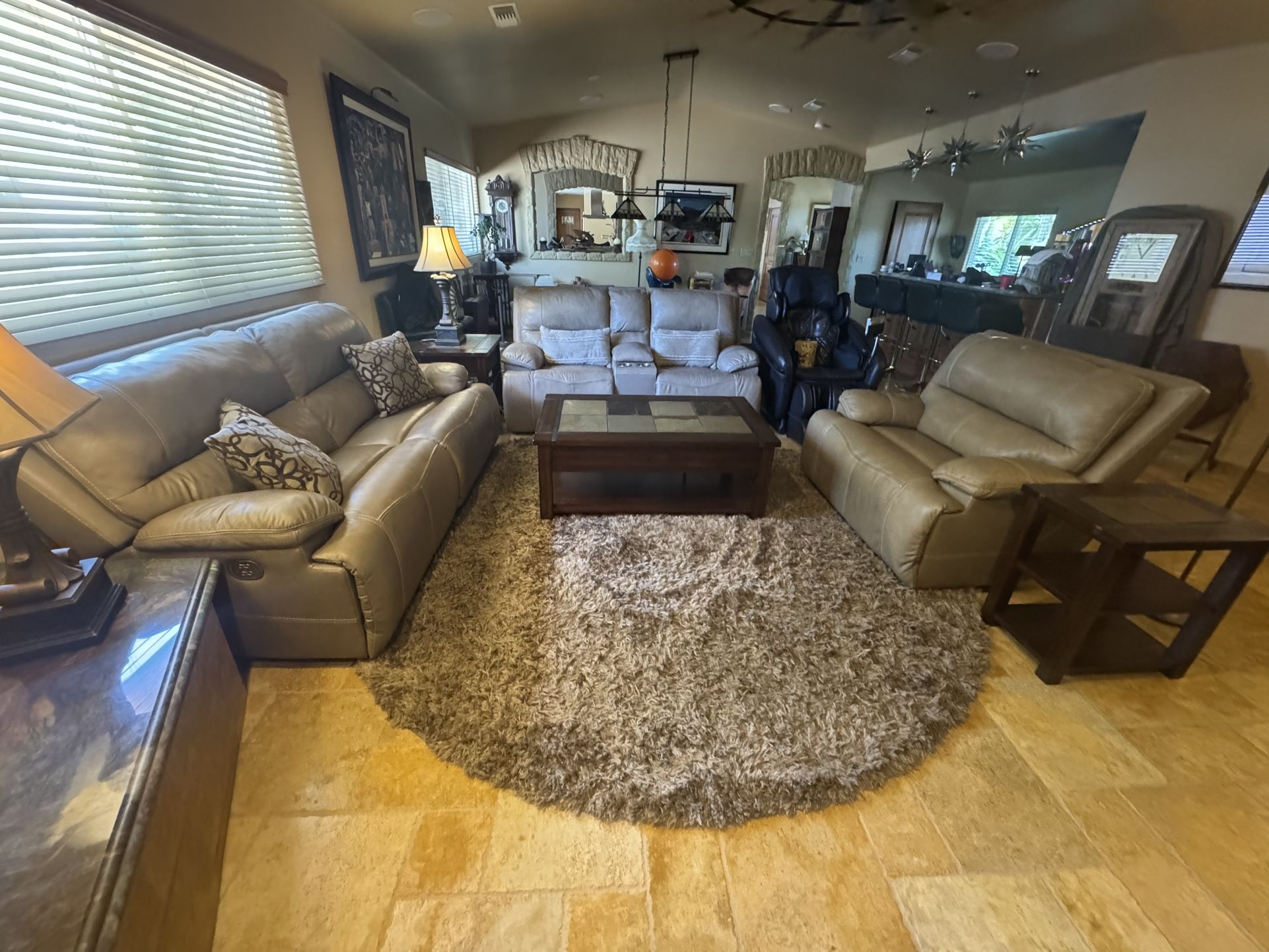 Three piece sofa Set from Ashley furniture