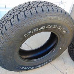4 New LT 265 75 16 Goodyear Wrangler Workhorse All Terrain Tires 10PLY Date 2025