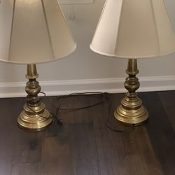 Antique Lamps With Custom Shade