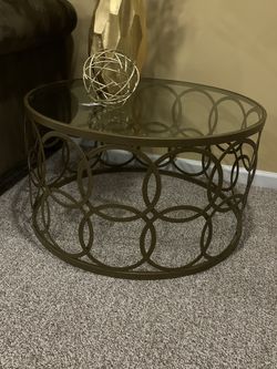 Grandin Road bronze/glass Table ($250)