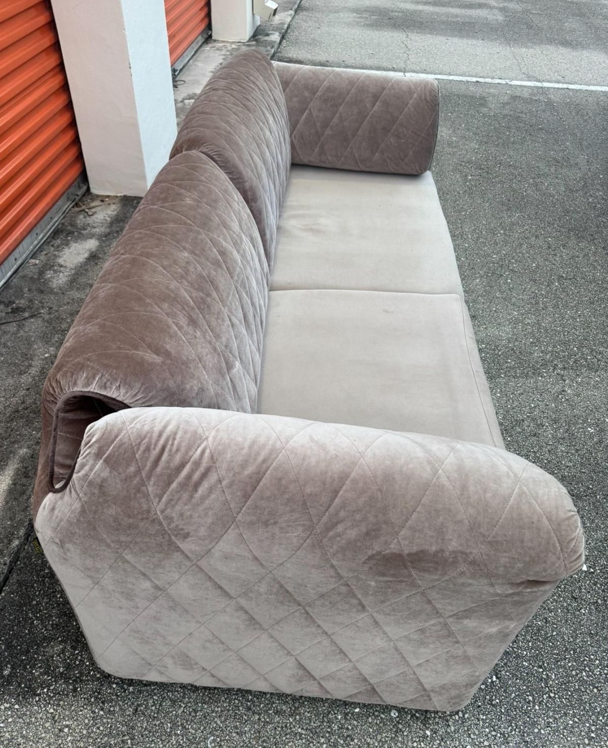 MODERN VELVET SOFA + Free Velvet Armchair