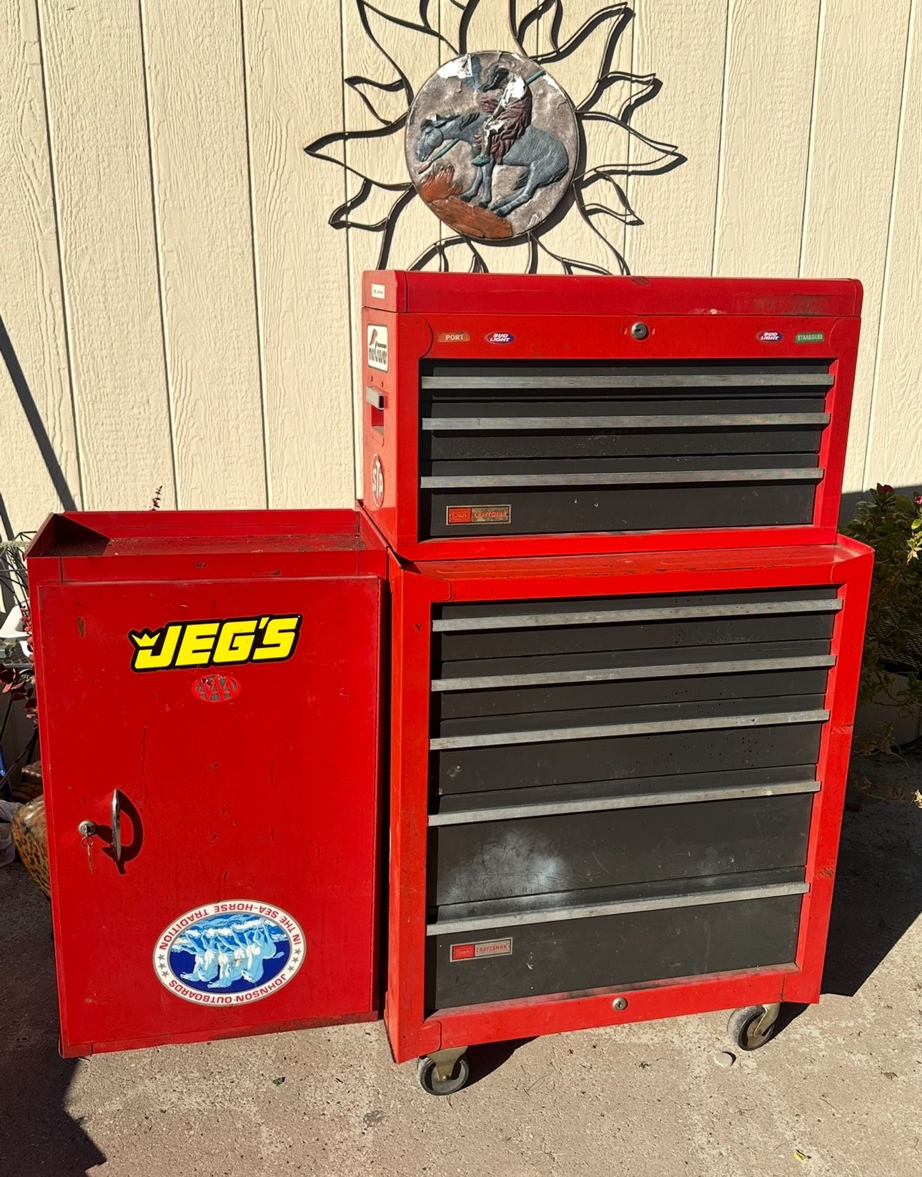 Vintage Sears Craftsman Tool Box 