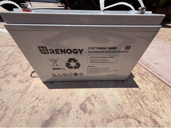 Renogy 12V 100ah AGM Battery