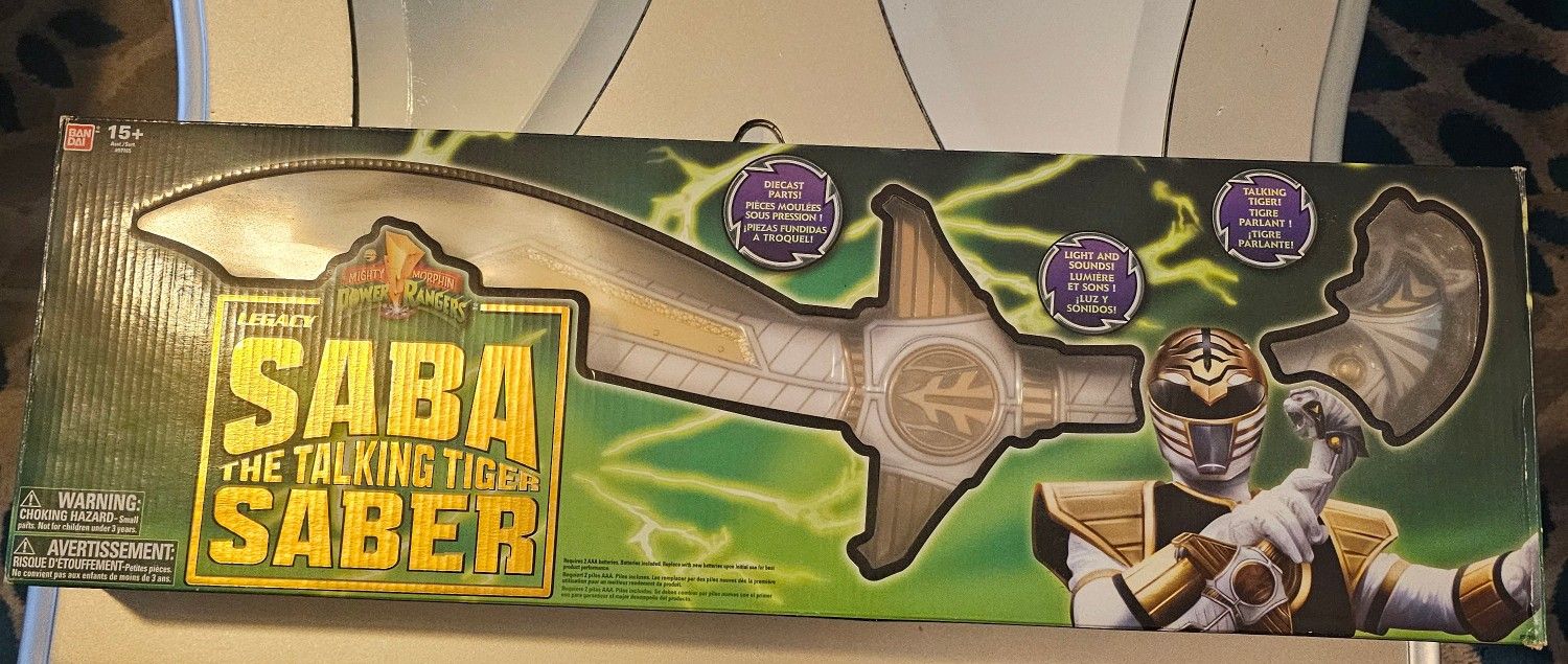 White Power Ranger Saba Saber