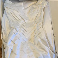 Vintage Designer Tomasina Silk Satin Wedding Gown