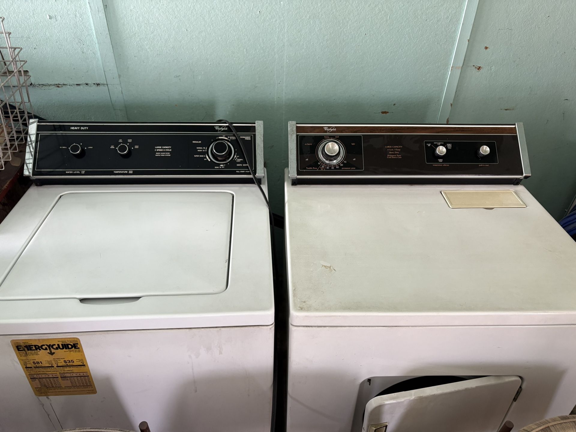 Whirlpool Washer And Dryer