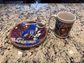 CAPRICORN ZODIAC DECORATIVE PLATE & MUG