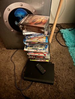 DVD player and movies with remote