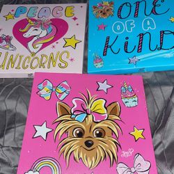 3 Piece Jojo Siwa Canvas Pictures Of Walls 
