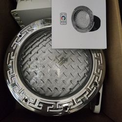 HQUA PN01DC 120V AC LED RGBW Color Change Inground Pool Light, 10 Inch