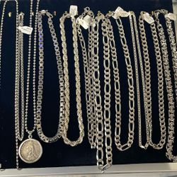 Silver Necklaces 