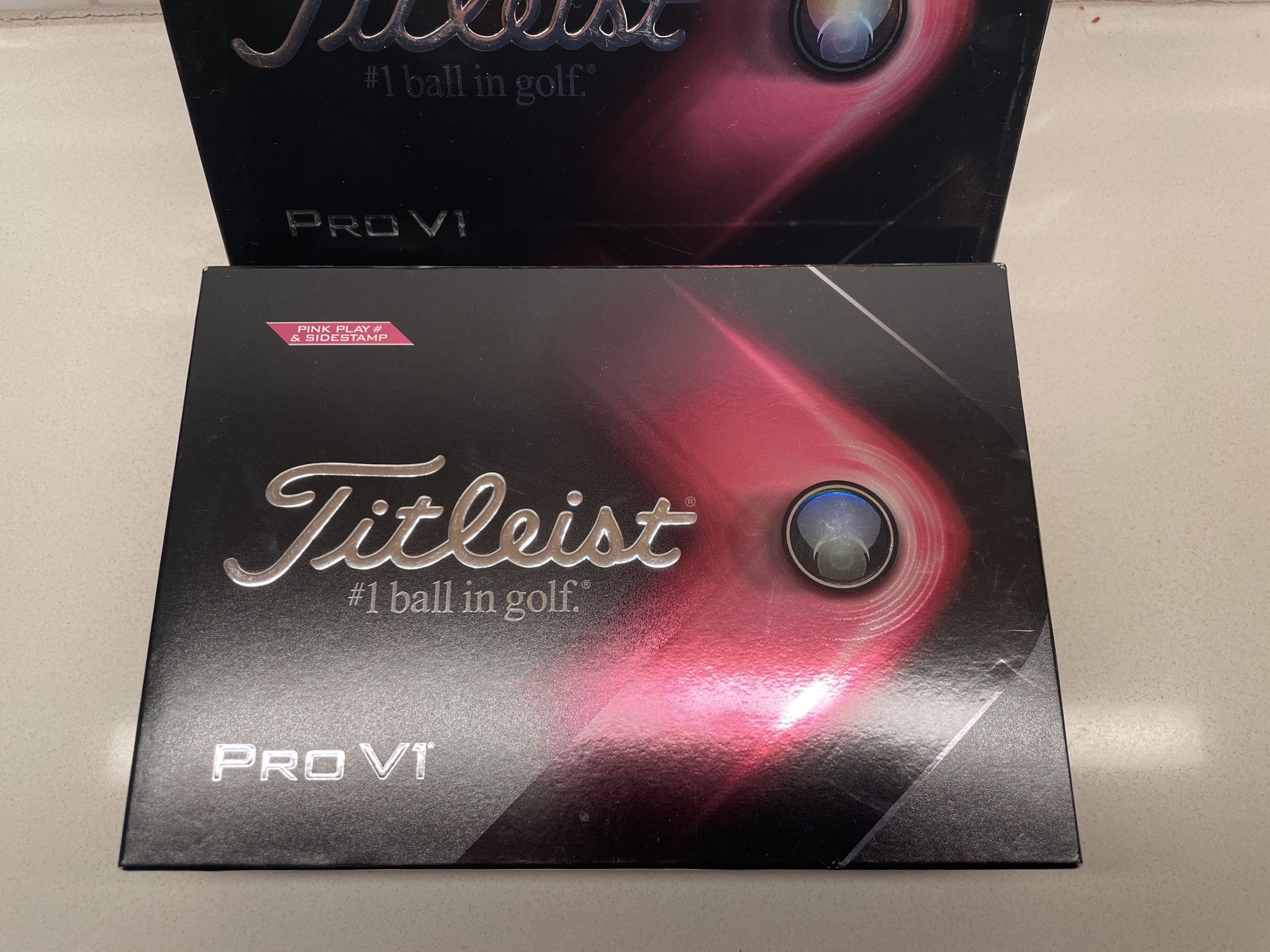 New Titleist Prov1 Golf Balls (Current Model / Edition) Pink Play