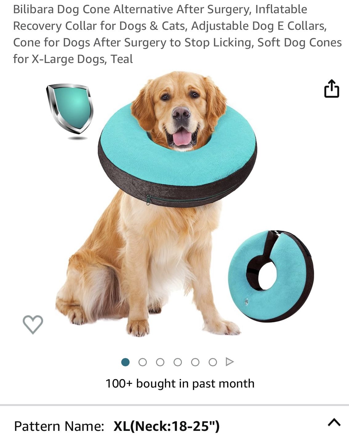 Inflatable Dog Collar XL