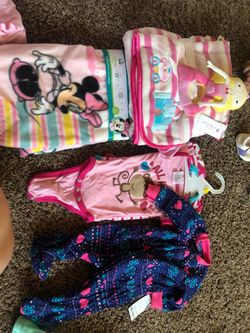 New clothes and blankets