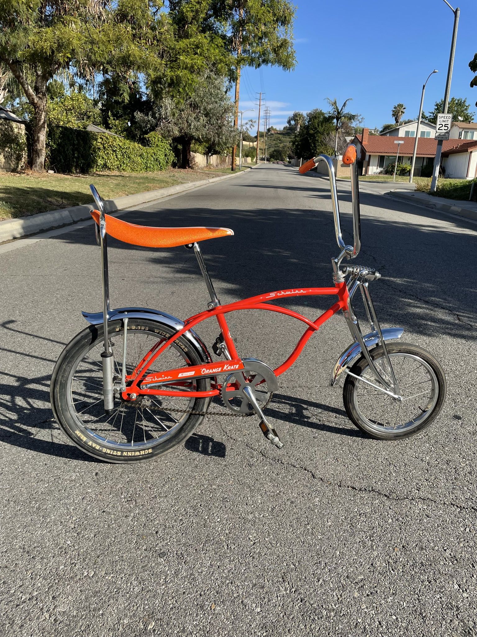 1998 Schwinn Stingray Repop Orange Krate