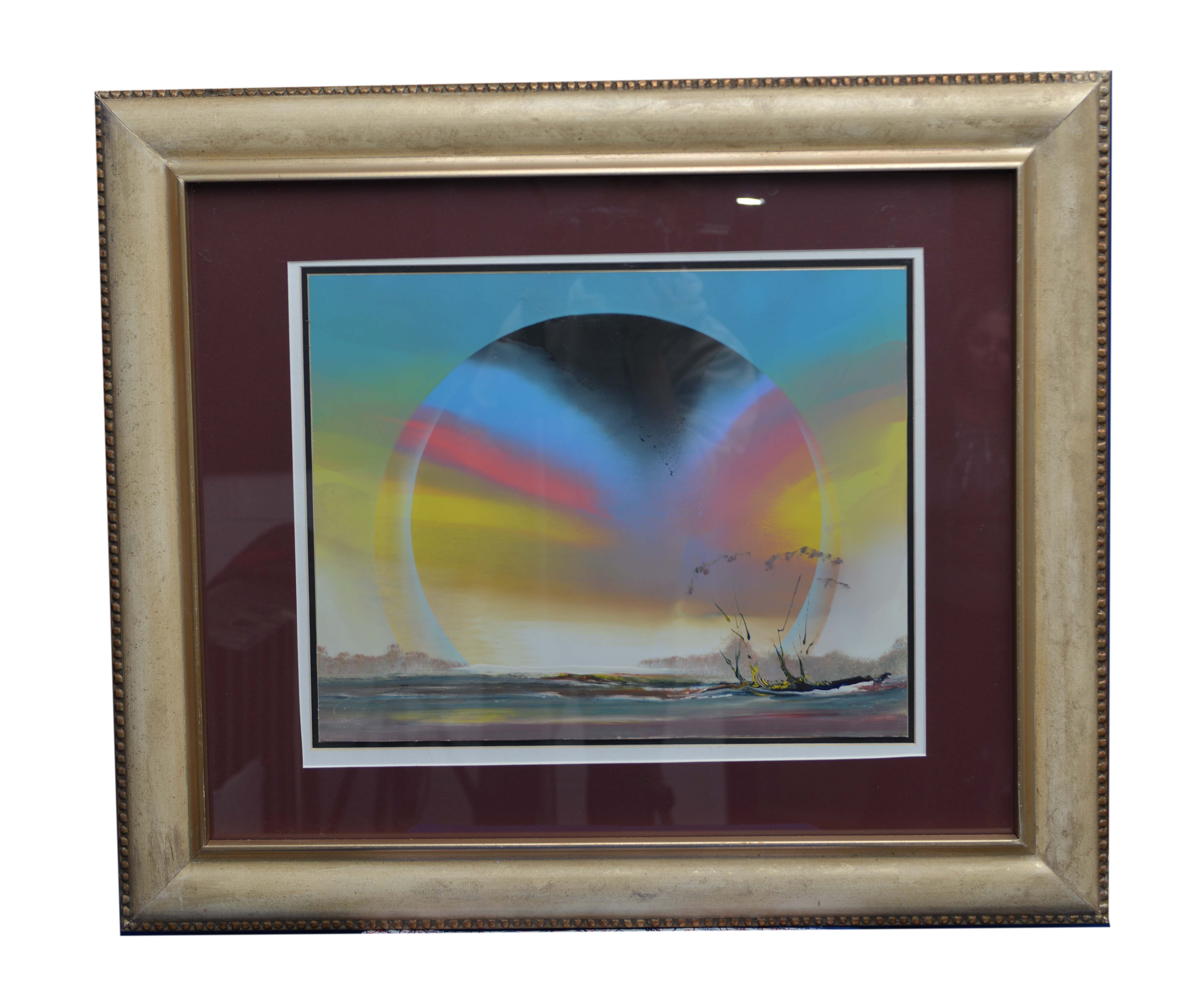 Coastal Sunset, Oil Painting By Memarian