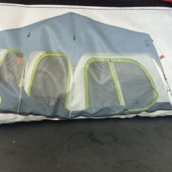 Newly Used Once ! Coleman Instant Cabin Fits 10 People Tent ! 