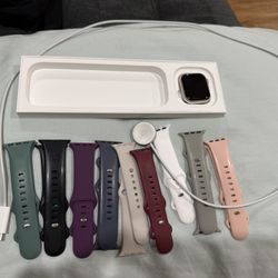 Apple watch 8 Series With Extra  Bands 