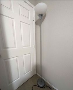 Mainstays Tall Floor Lamp with Globe Shade
