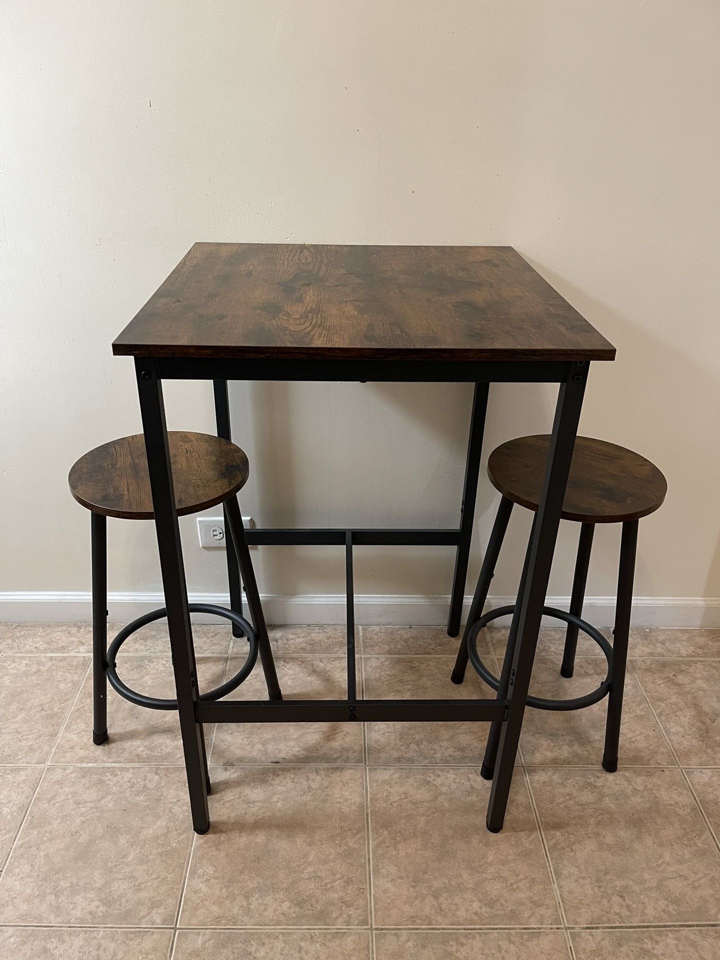 Kitchen 3-Piece Dining Table + Chairs