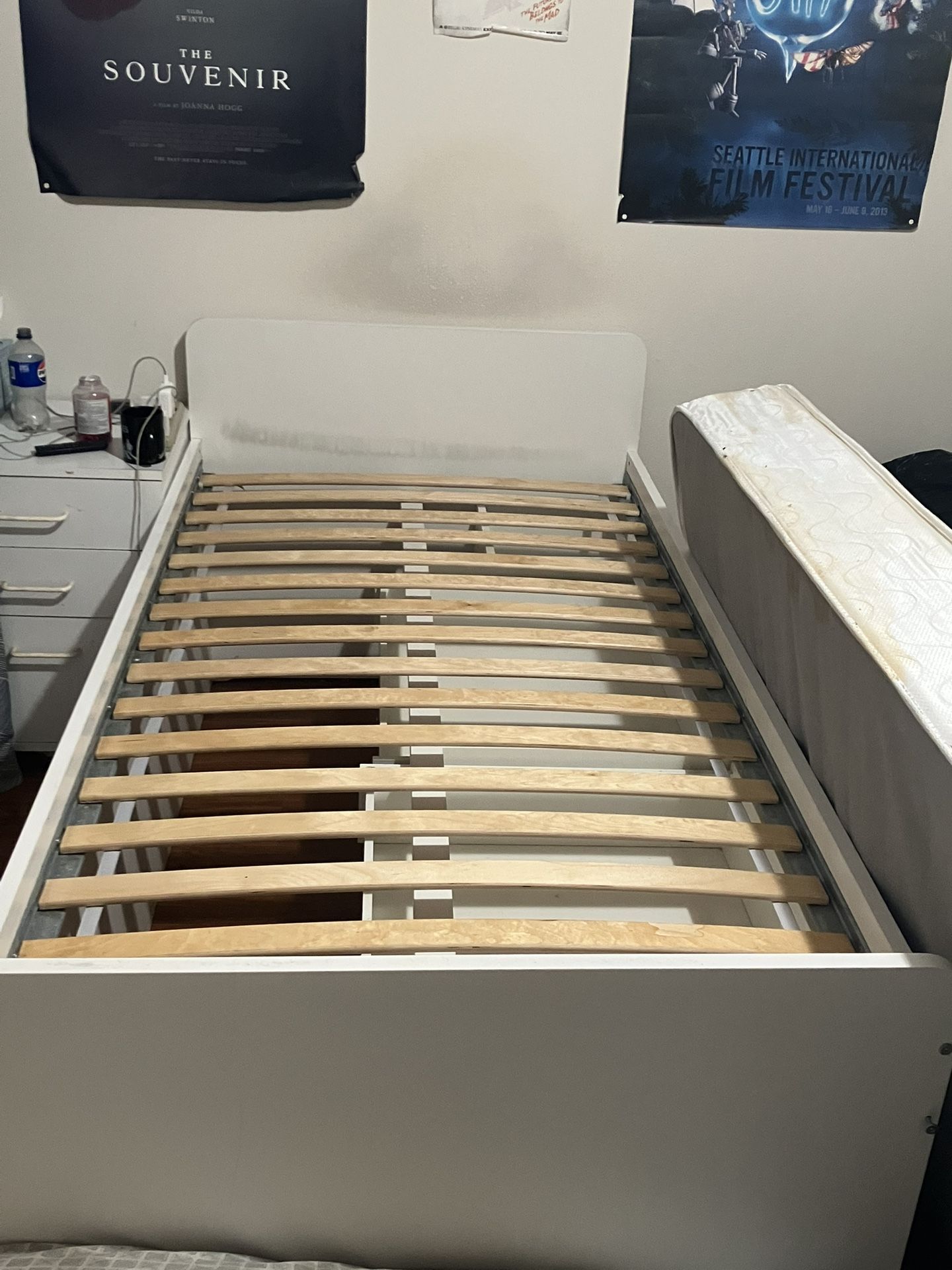 IKEA Twin Sized Bed Frame (w/ 4 Drawers)
