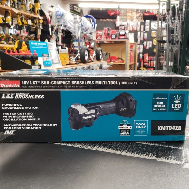 Makita 18V LXT Sub-Compact Lithium-Ion Brushless StarlockMax Cordless Multi-Tool (Tool Only)