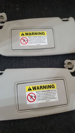 Volvo sunvisors