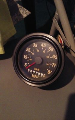 3 3/8" electronic speedometer