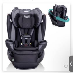 Evenflo Revolve360 Extend All-in-One Rotational Car Seat with Quick Clean Cover