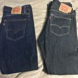 505/501 2 Pair Of Jeans