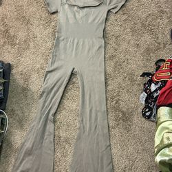 Gray Fashion Nova Bodysuit 