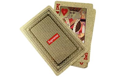 Supreme Gold Foil Playing Cards FW13