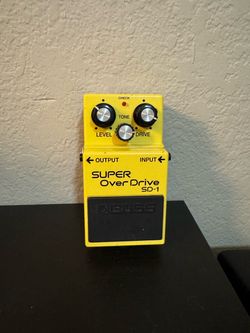 Boss Super Overdrive SD-1 Guitar Pedal