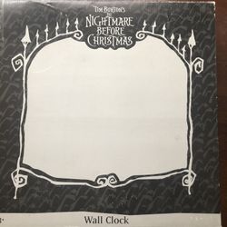 Nightmare Before Xmas Clock