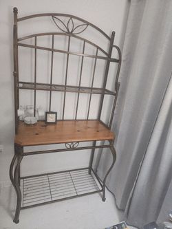Kitchen cabinet Baker's Rack $100