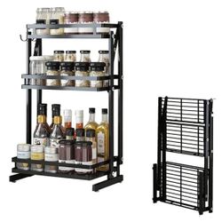 3 Tier Foldable Spice Rack