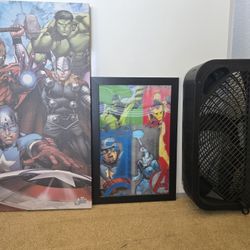 To Marvel Pictures Wall Art Avengers Iron Man Thor Captain America