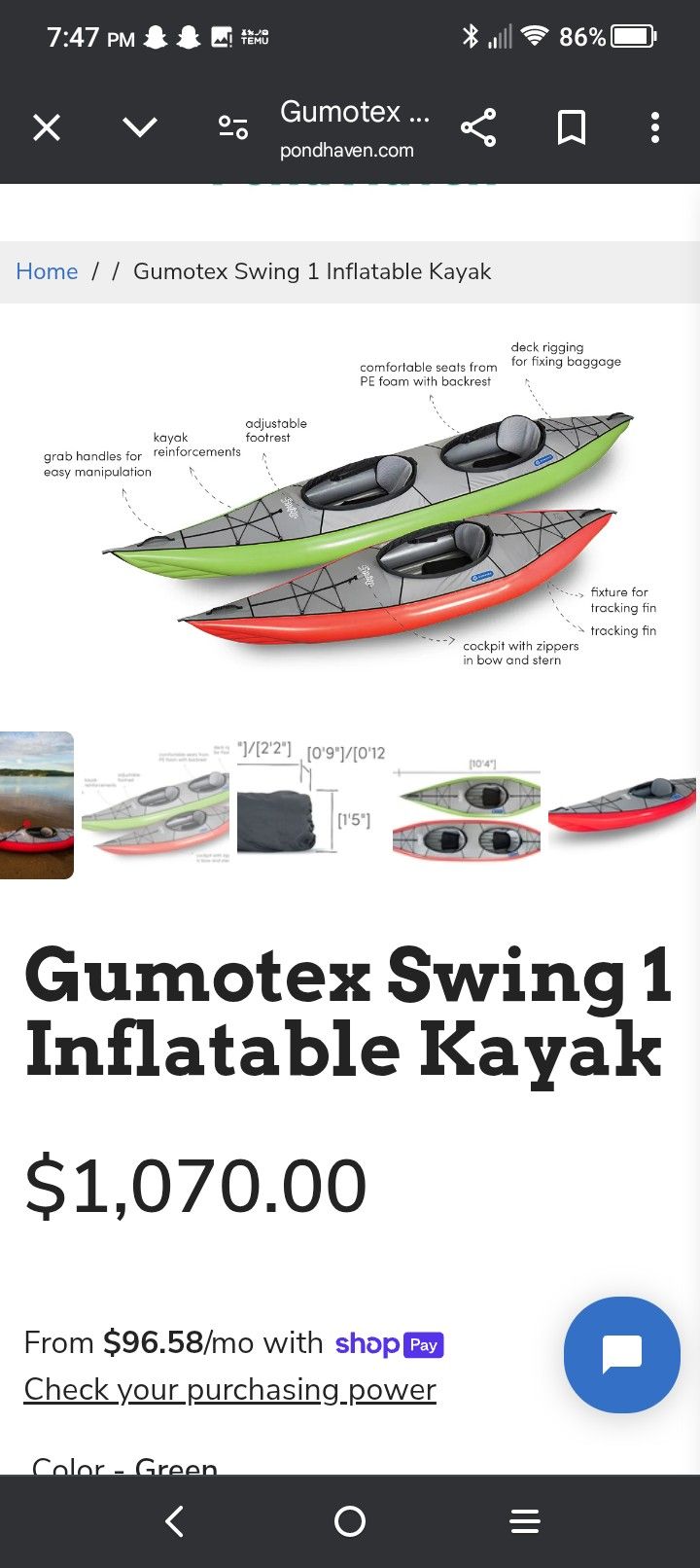 Inflatable Kayak