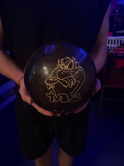 Rare Vintage Warner Bros Taz Brunswick Bowling Ball 1999 Warner Bros