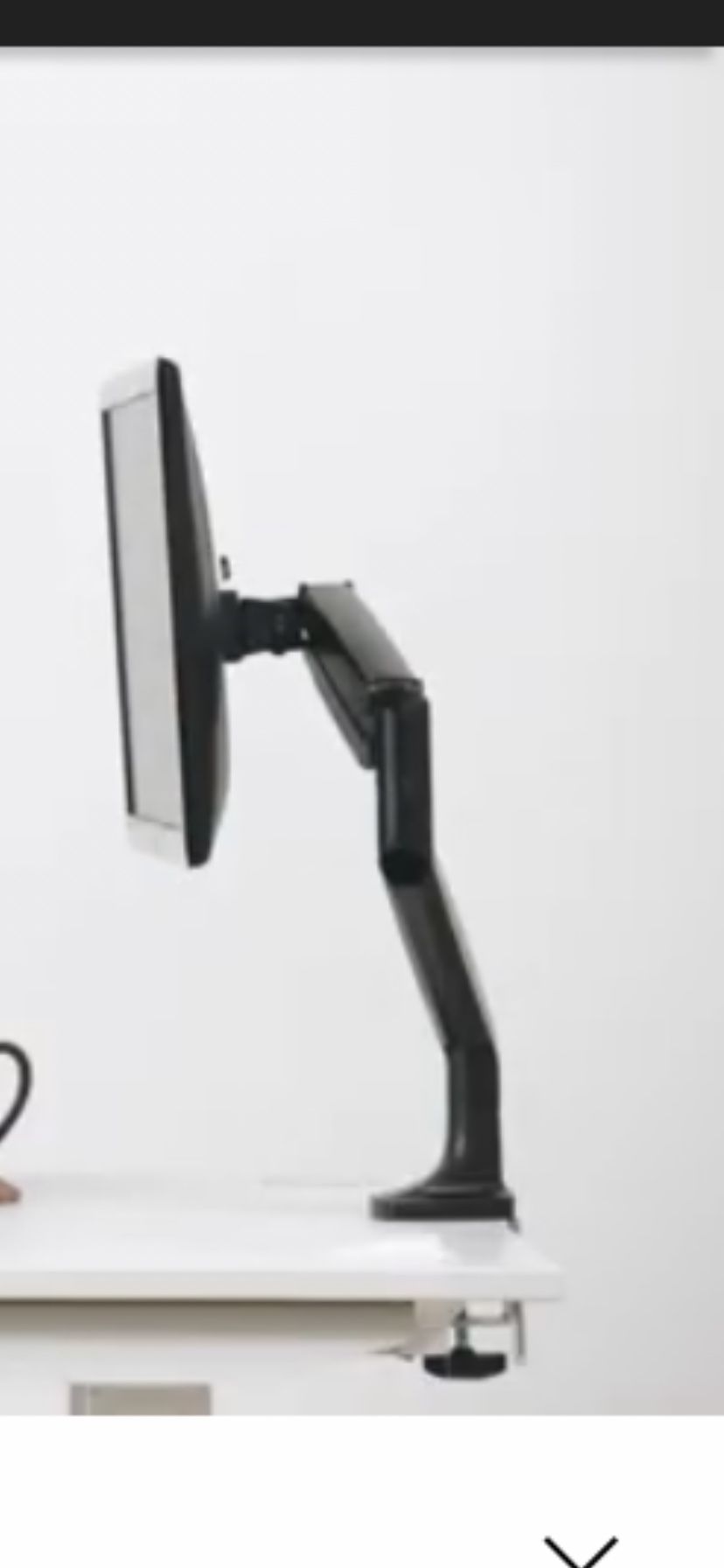 Jarvis Single Monitor Arm Mount-up to 32” Monitor