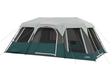 12-Person Instant Cabin Tent with Lighting