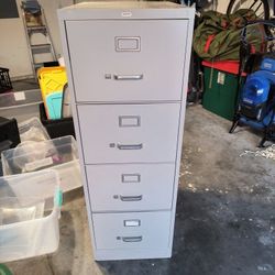 Four Drawer File Cabinet 