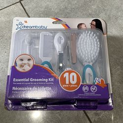 New Baby Essential Grooming Kit - 10 Piece, Aqua