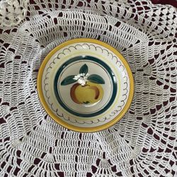 Vintage Fruit Bowl  (Yellow Trim) by STANGL