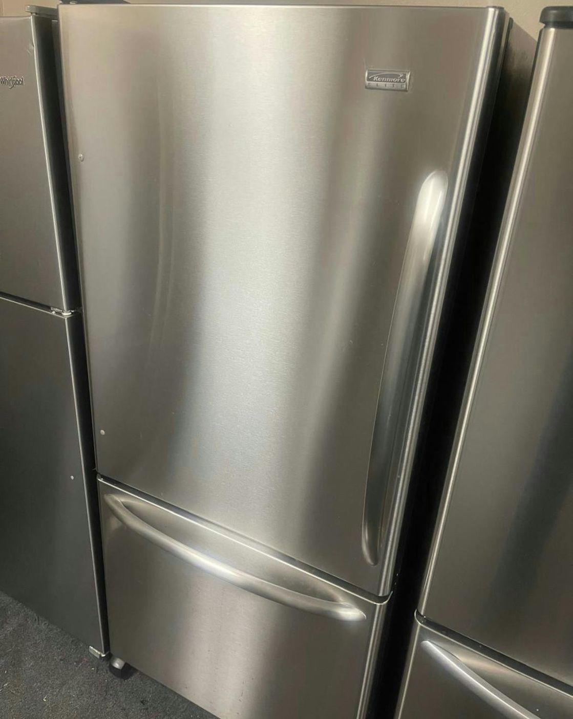 Kenmore Bottom Freezer Fridge Stainless Steel