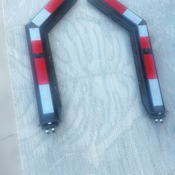 LH Rear 45 Deg Angled Mud Flap Bracket Hanger (w/o Reflectors) - P/N 22-75800