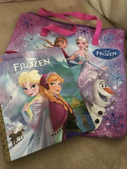 Disney Frozen Tote and Book