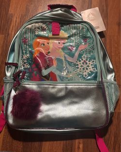 DISNEY STORE FROZEN BACKPACK FROM ELSA AND ANNA