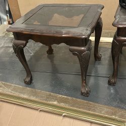 End Tables Top Is Glass